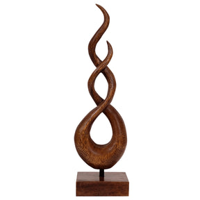 Intertwined Handmade Wooden Sculpture - Decozen