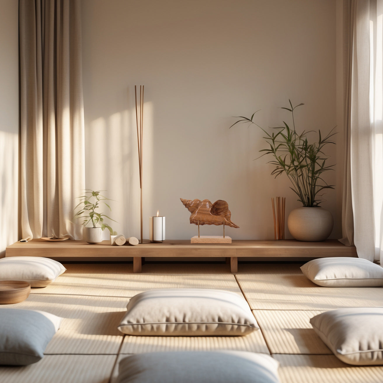 Shell Wooden Sculpture – Handmade Coastal Home Decor | Decozen Luxe - Decozen