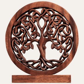 Travilah Tree of Life Wooden Sculpture - Medium - Decozen