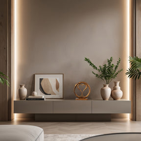 Solid Wood Heart Sculpture - Unique Gift from Daughter, Son, Husband - Perfect for Home, Mantel, Fireplace, and Foyer Decor - Tabletop Accent - Decozen