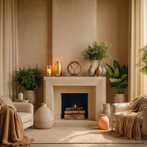 Solid Wood Heart Sculpture - Unique Gift from Daughter, Son, Husband - Perfect for Home, Mantel, Fireplace, and Foyer Decor - Tabletop Accent - Decozen