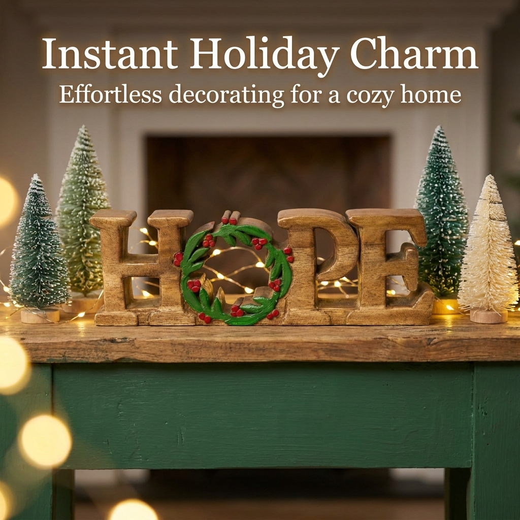 Wooden Hope Sculpture – Endless Hope, Acacia Wood