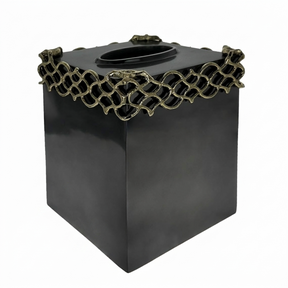 Tissue Box Cover – Elegant Aluminum Bath Tissue Holder With Corrosion Resistant Finish