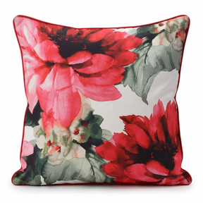 Floral Throw Pillow Covers - 22x22 Inch Decorative Printed Cushion Covers