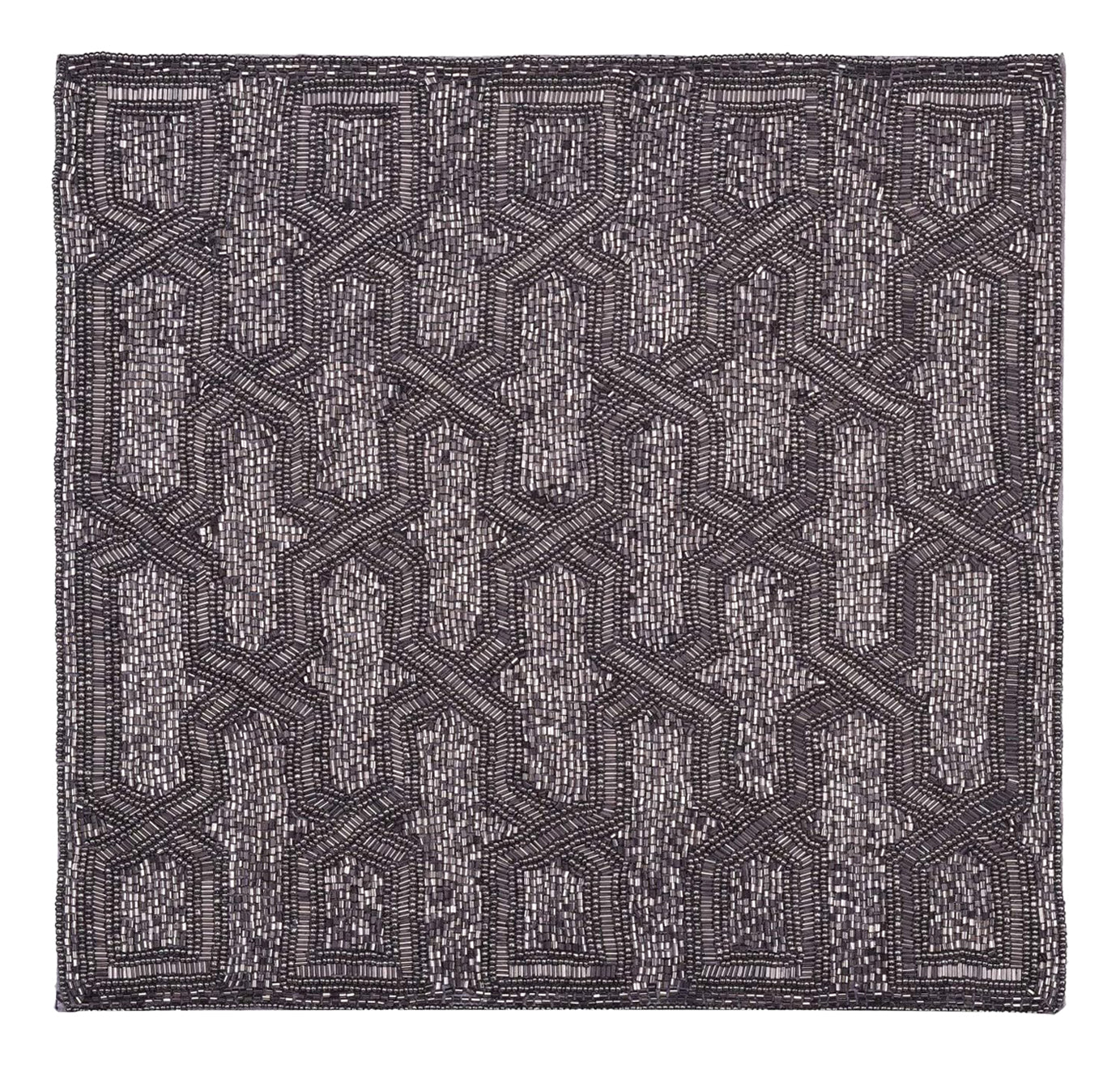 Creola Grace – Charger Plates Beaded Placemats, The Creola Collection Elegant Decorative Dining Table Décor 15 inch - Decozen