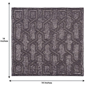 Creola Grace – Charger Plates Beaded Placemats, The Creola Collection Elegant Decorative Dining Table Décor 15 inch - Decozen