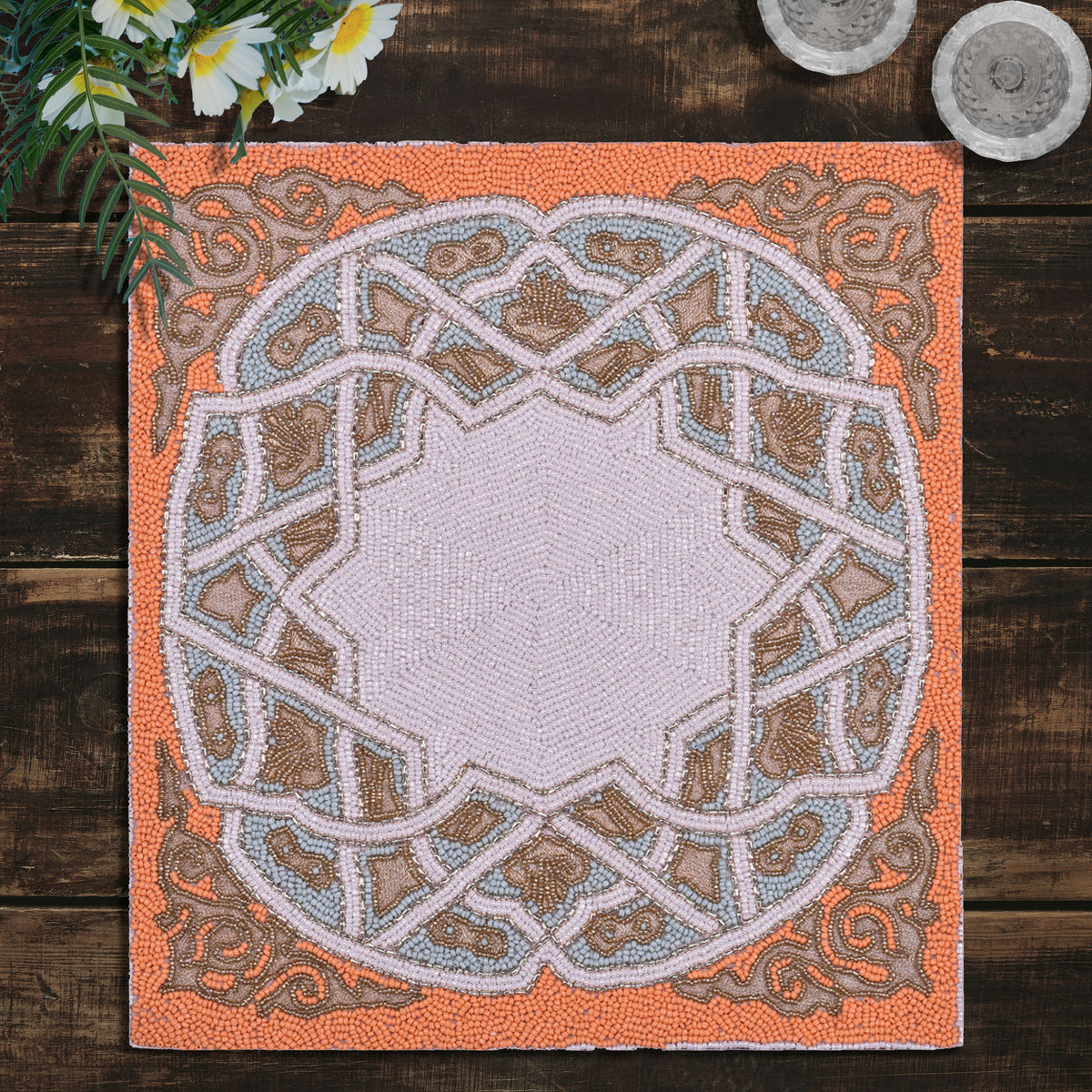 The Edmonia Beaded Placemats - Decozen