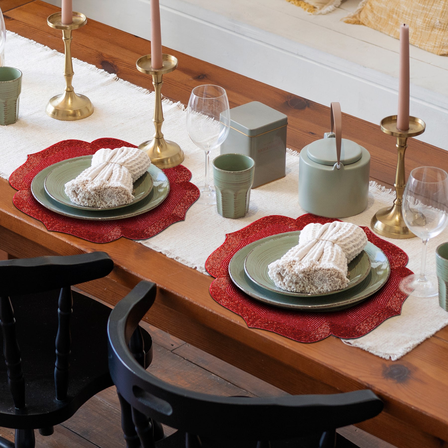 The Koleda Beaded Placemats - Decozen