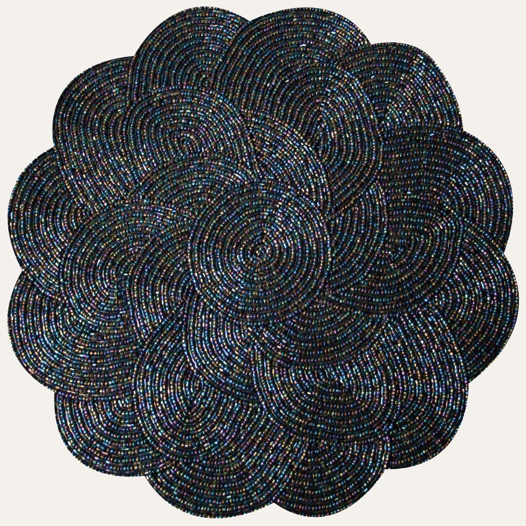 The Meribelle Beaded Placemats - Decozen