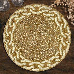 The Floy Beaded Placemats - Decozen