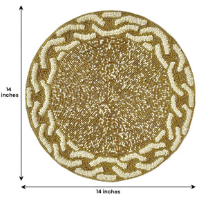 The Floy Beaded Placemats - Decozen