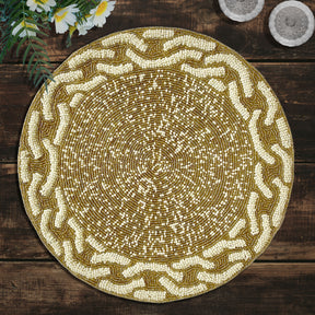 The Floy Beaded Placemats - Decozen