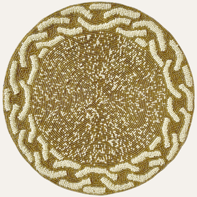 The Floy Beaded Placemats - Decozen