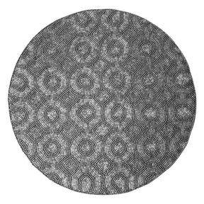 Adella Bloom Beaded Placemats - Decorative Dining Table Décor 14 inch - Decozen