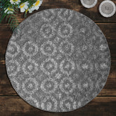 Adella Bloom Beaded Placemats - Decorative Dining Table Décor 14 inch - Decozen