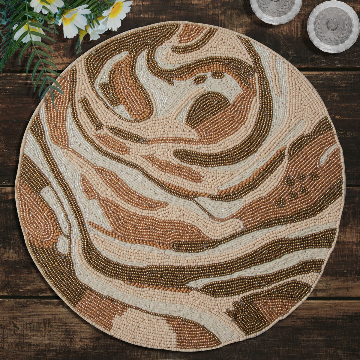 The Haings Beaded Placemats - Decozen