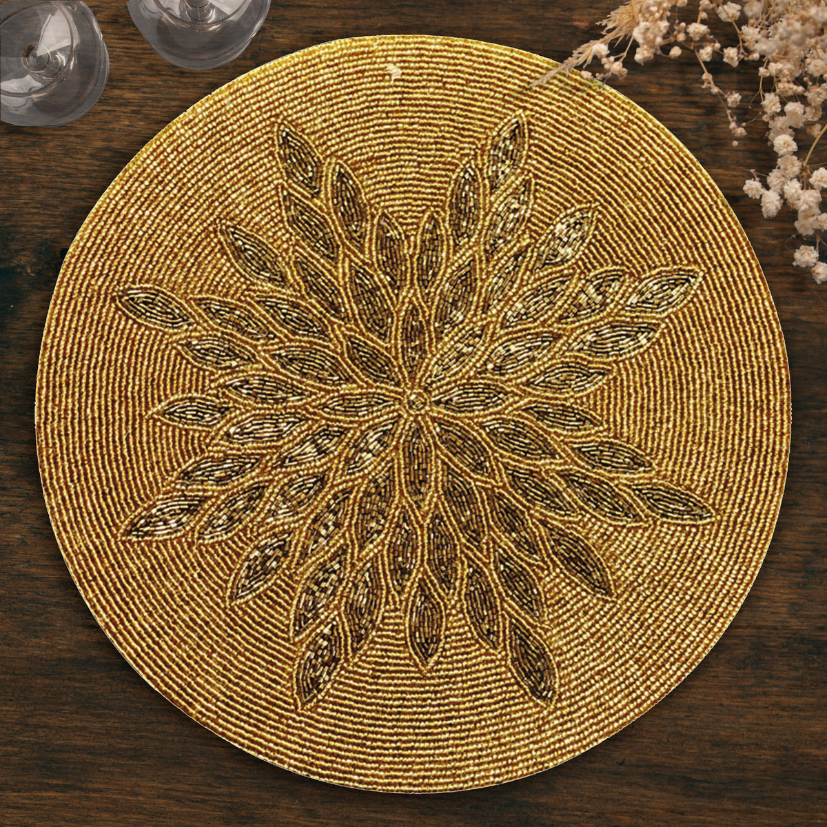 The Taraji Beaded Placemats - Decozen