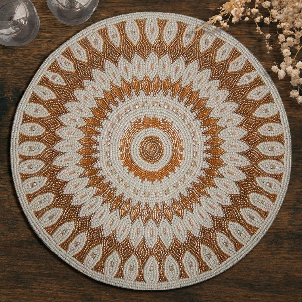 The Naumann Beaded Placemats - Decozen