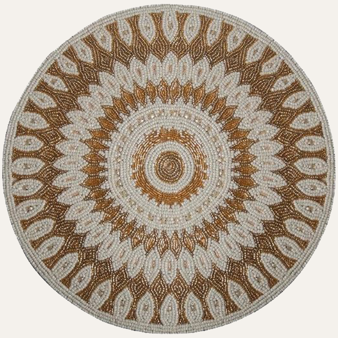 The Naumann Beaded Placemats - Decozen