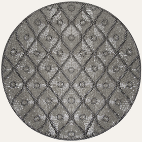 Set of embroidered beaded placemats featuring intricate beadwork and embroidery, ideal for elegant table settings.