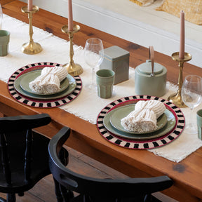 The Blitzen Beaded Placemats - Decozen