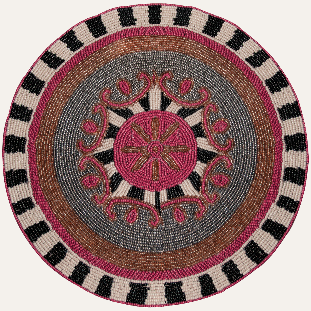 The Blitzen Beaded Placemats - Decozen