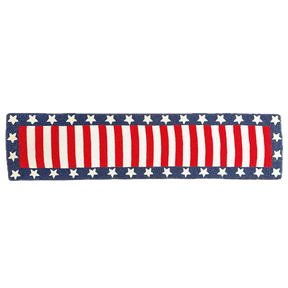 USA Flag Beaded Table Runner 13" x 54" - Decozen