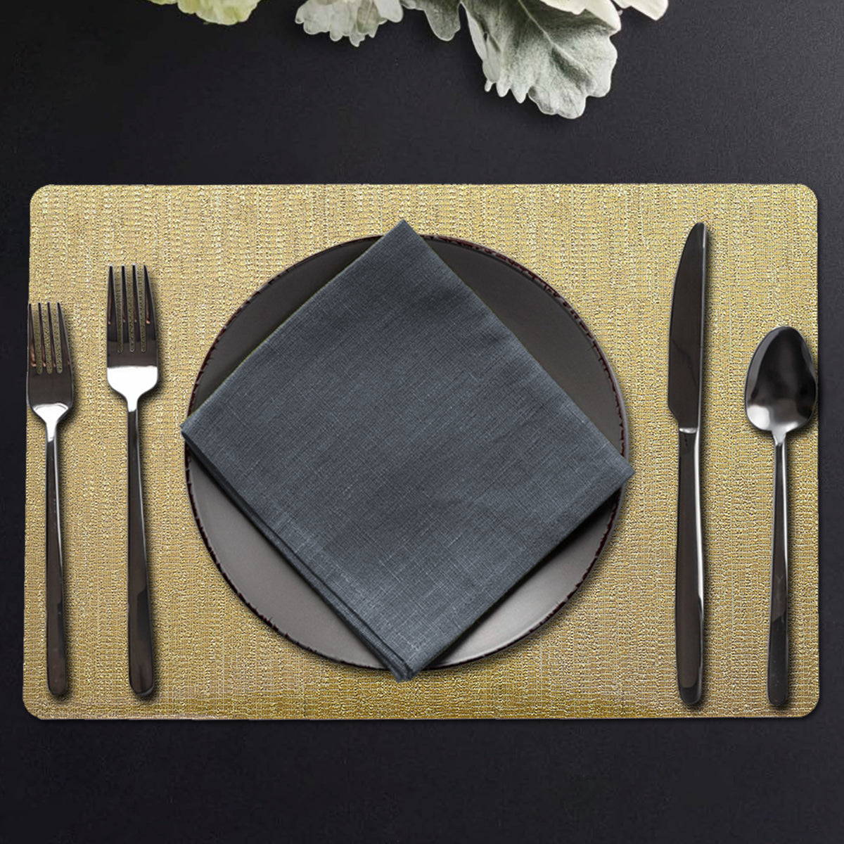 Woven PVC Placemats - Set of 8 - Decozen 