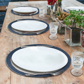 USA Flag Round Beaded Placemats - Decozen