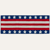 USA Flag Beaded Table Runner 13 x 35 - Decozen