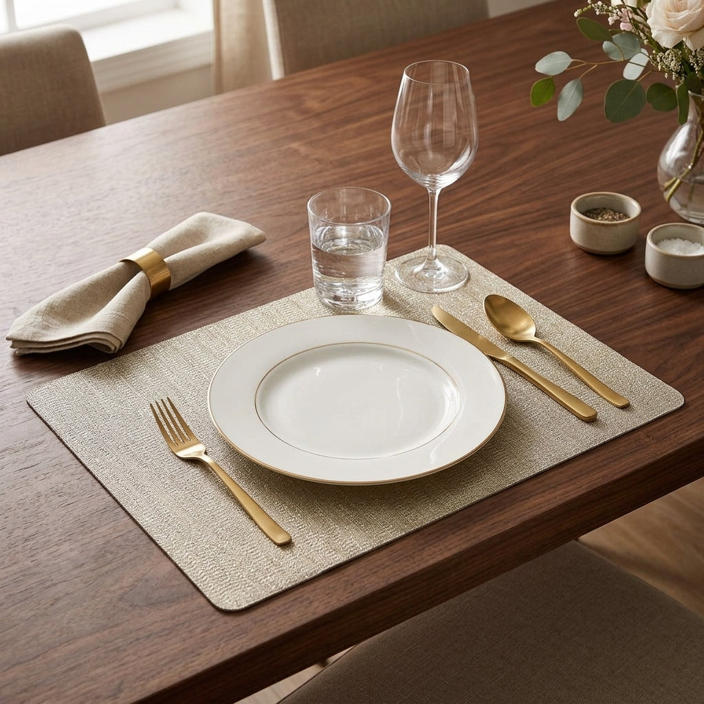 Woven PVC Placemats - Set of 8