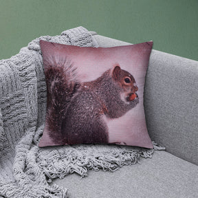 Squirrel Printed Design Throw Pillow Covers - Decozen