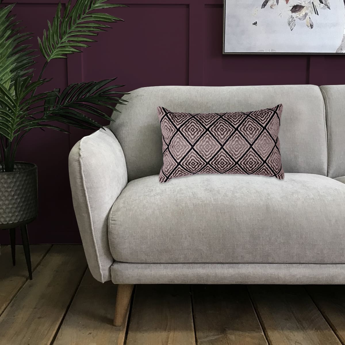 Brown Throw Pillow Covers - 12 x 20 inches - Decozen