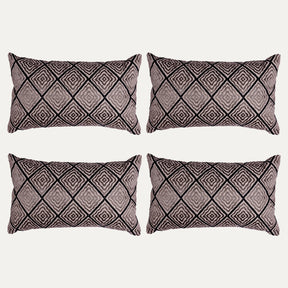 Brown Throw Pillow Covers - 12 x 20 inches - Decozen