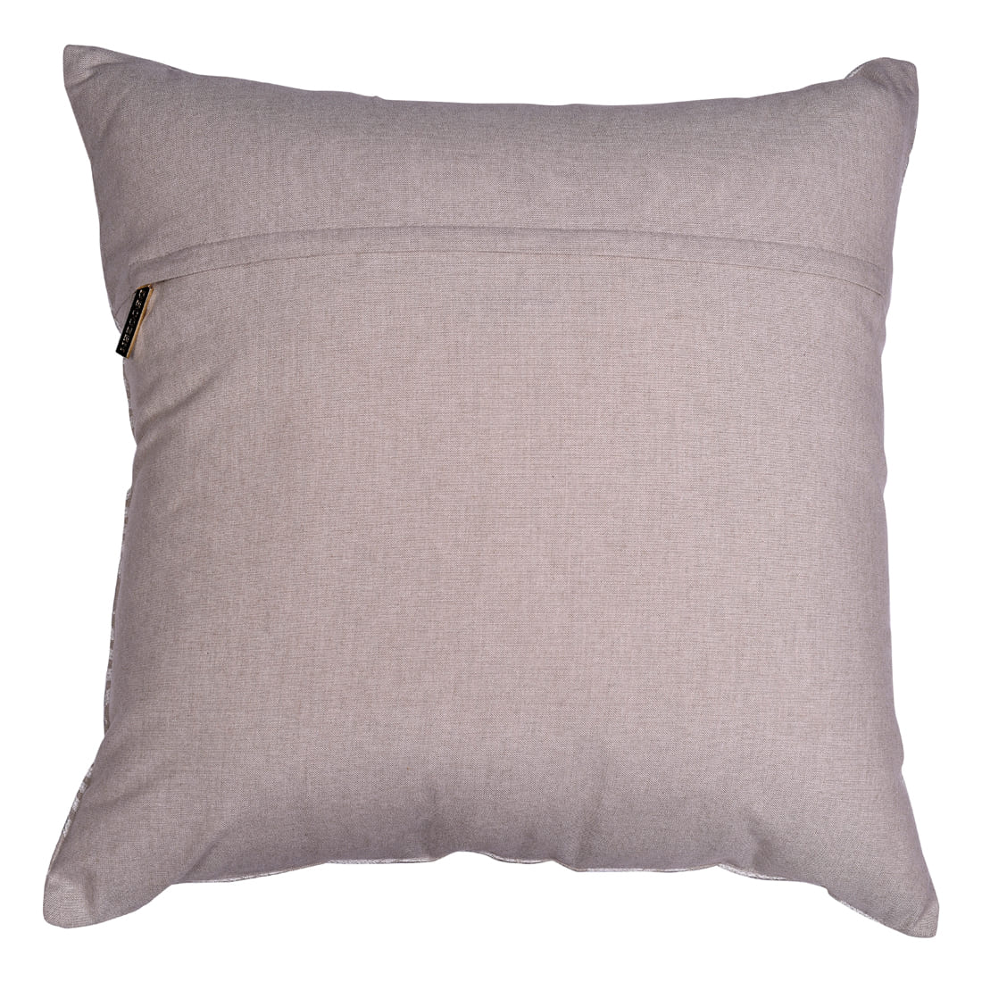 Beige and brown throw pillow cover from brand #015, 20x20 inches, made of soft fabric, perfect for home decor.