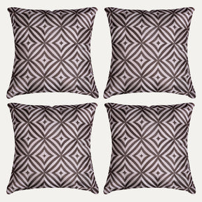 Beige Brown Throw Pillow Covers - 20 x 20 inches - Decozen