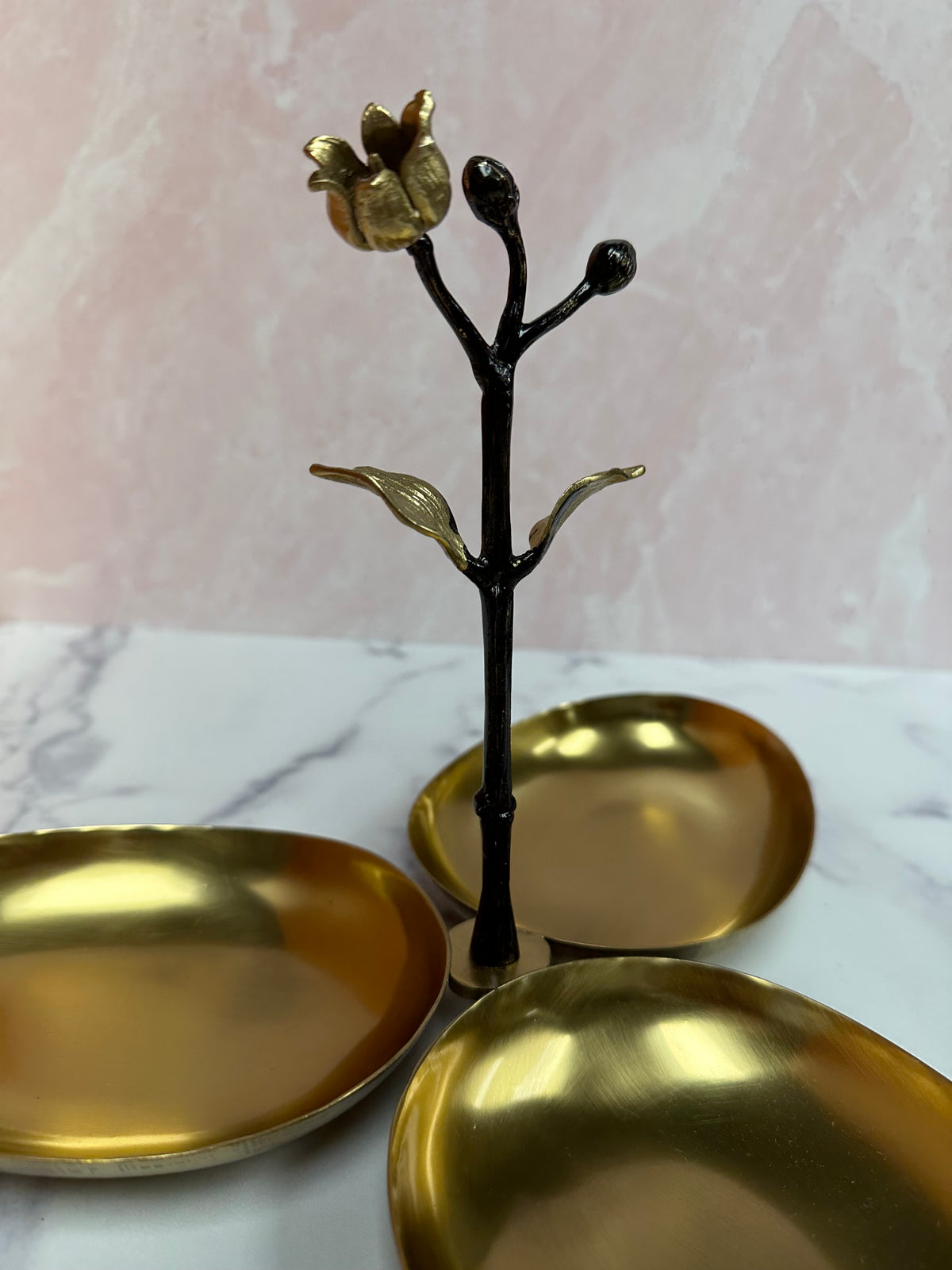 Three-bowl condiment server by 12417ELBA, stylish kitchen decor for serving sauces and condiments in modern kitchen settings