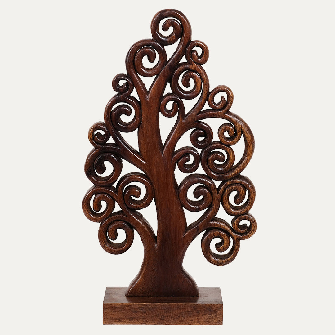 Mccaullie Tree of Life Wooden Sculpture - Medium - Decozen