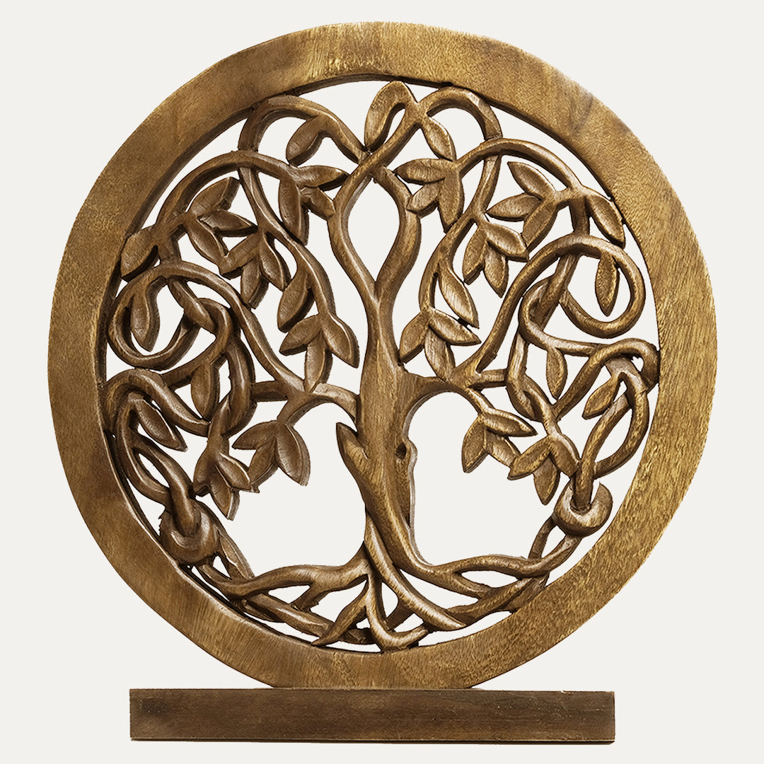 Travilah Tree of Life Wooden Sculpture - Large - Decozen