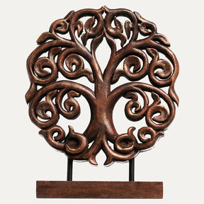 Tree of Life Handmade Wooden Sculpture - Decozen