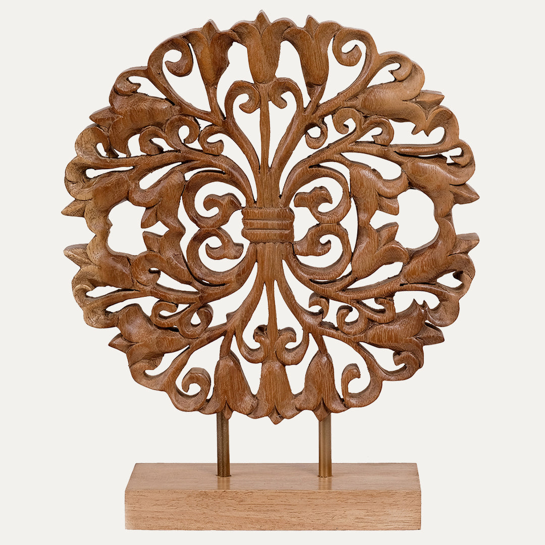 Afomia Tree of Life Wooden Sculpture - Medium - Decozen