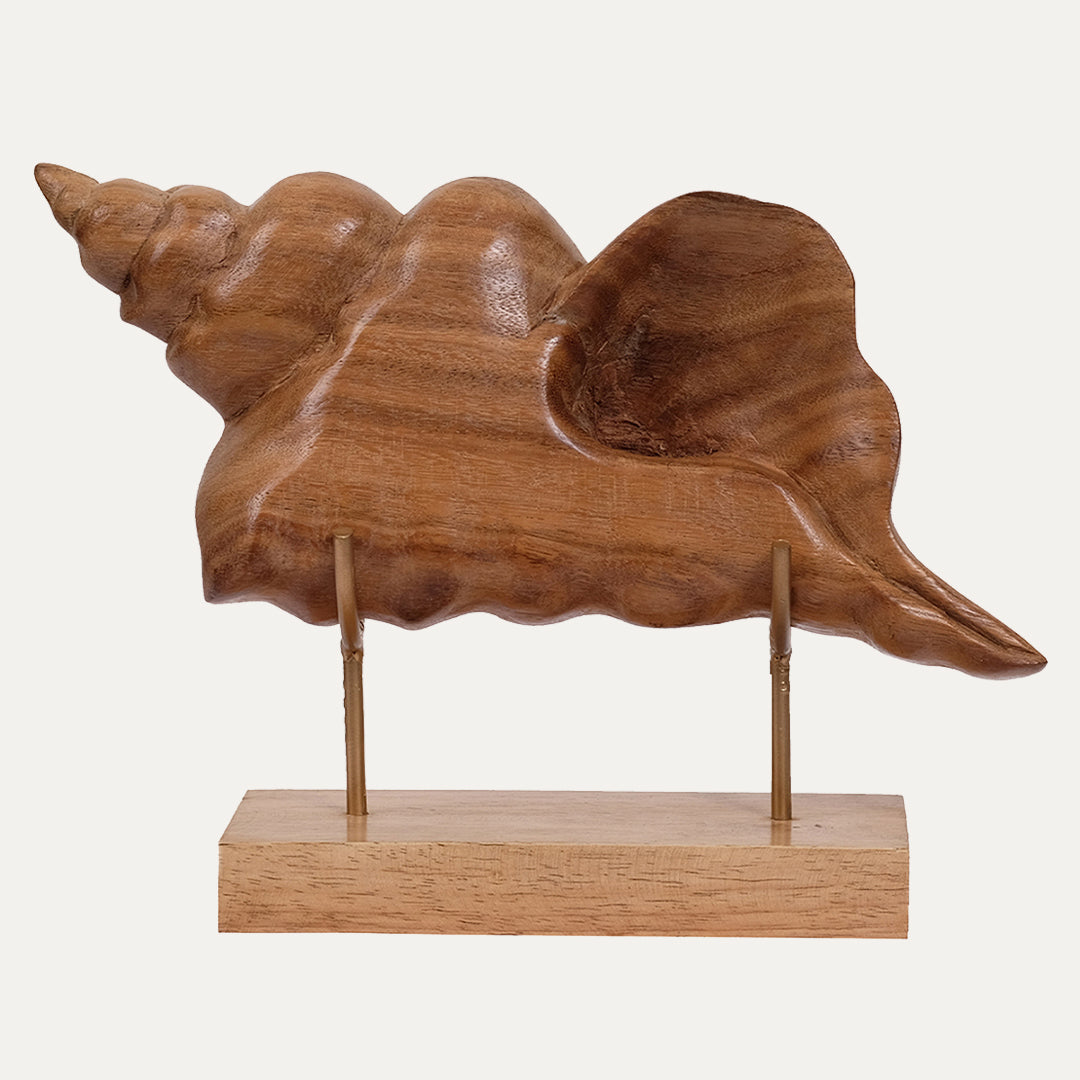 Shell Wooden Handmade Sculpture - Decozen