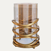 Swirl Design Candle Holder - Large - Decozen