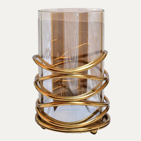 Swirl Design Candle Holder - Large - Decozen