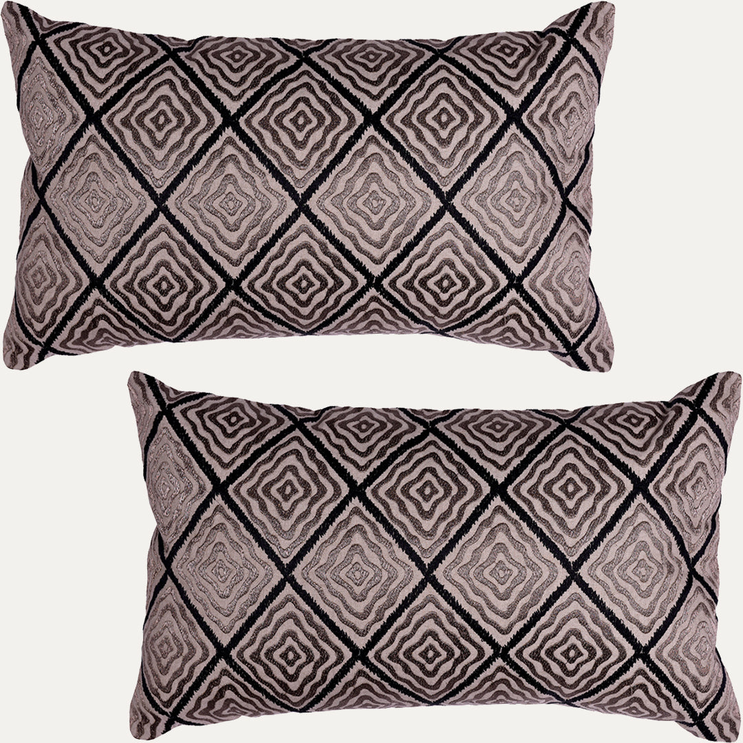 Stylish Embroidered Throw Pillow Covers - Decozen