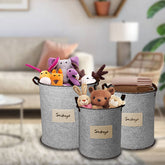 Laundry Hamper and Storage Bin - Set of 3 - Decozen