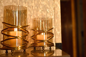 Swirl Design Candle Holder - Medium - Decozen