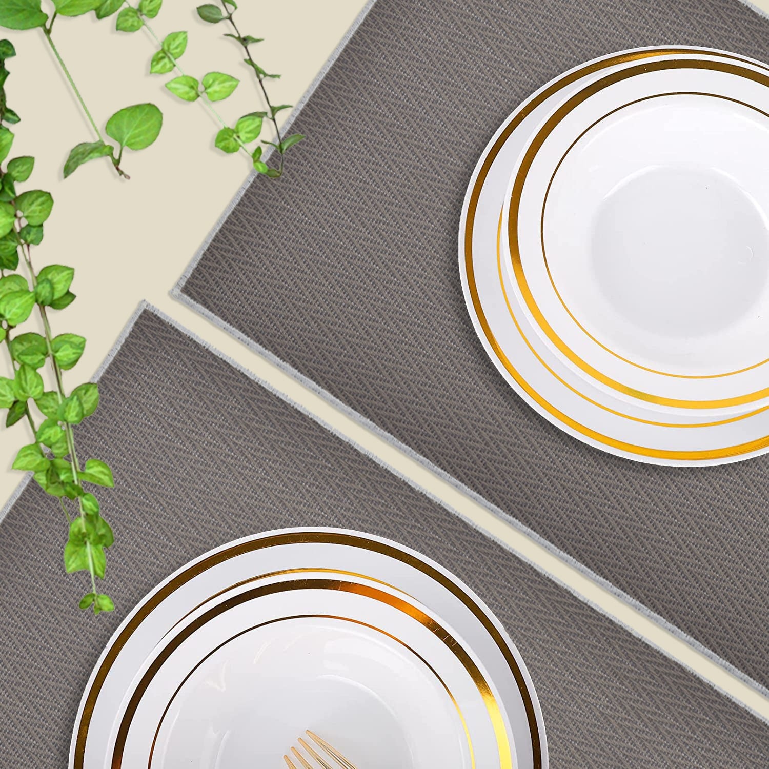 PVC Placemats - Set of 4 and 6 - Decozen