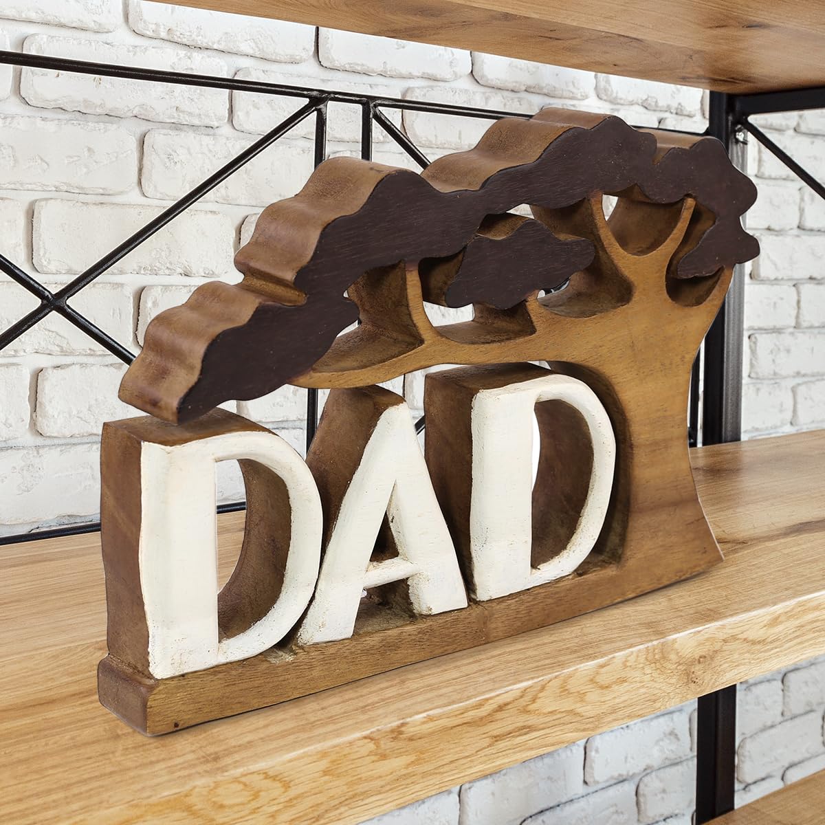 Dad Handmade Wooden Sculpture - Decozen