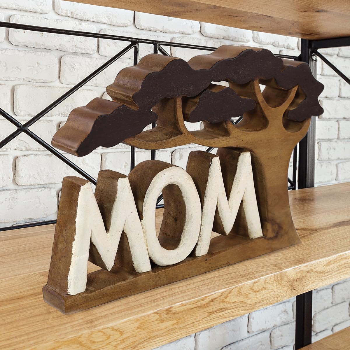 Mom Handmade Wooden Sculpture - Decozen